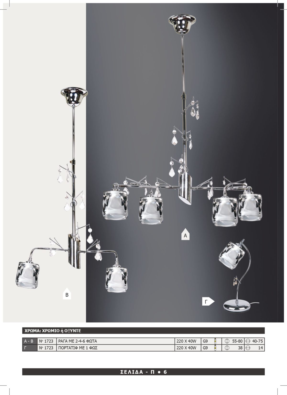 Φωτιστικό Αφροδίτη 1723