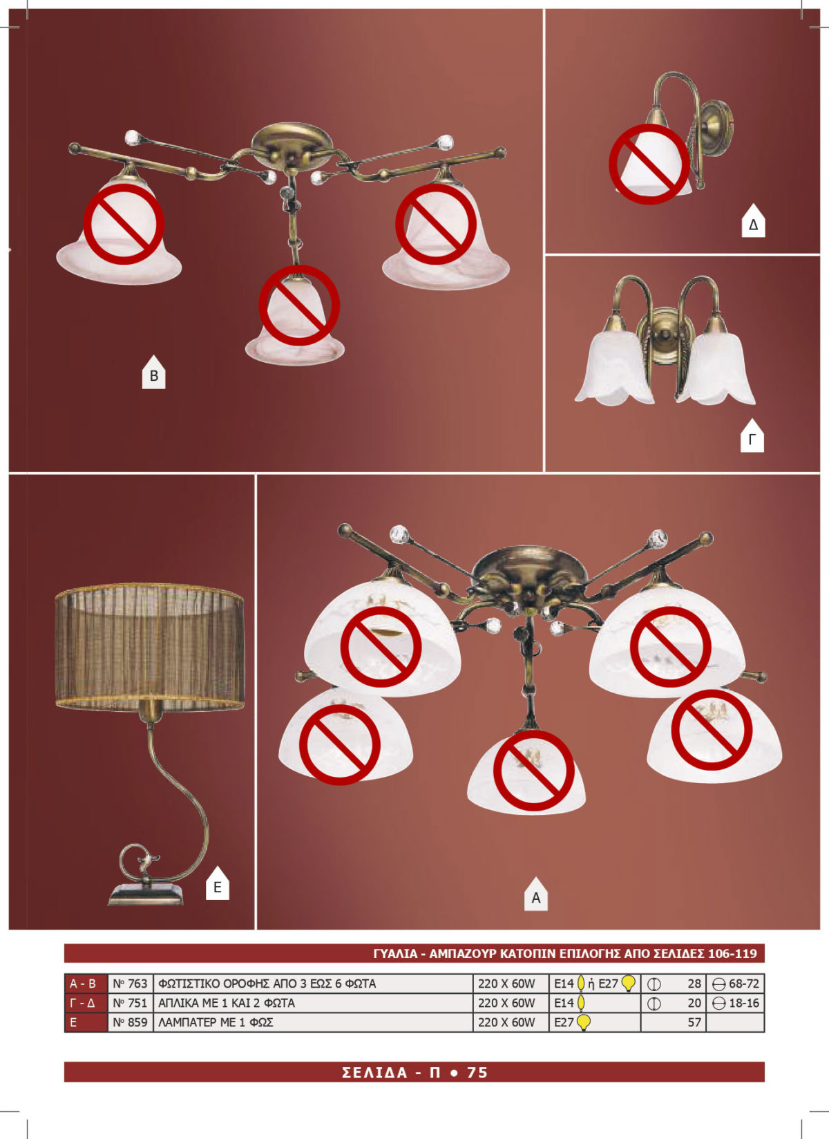 Φωτιστικό Αφροδίτη 763-751-859