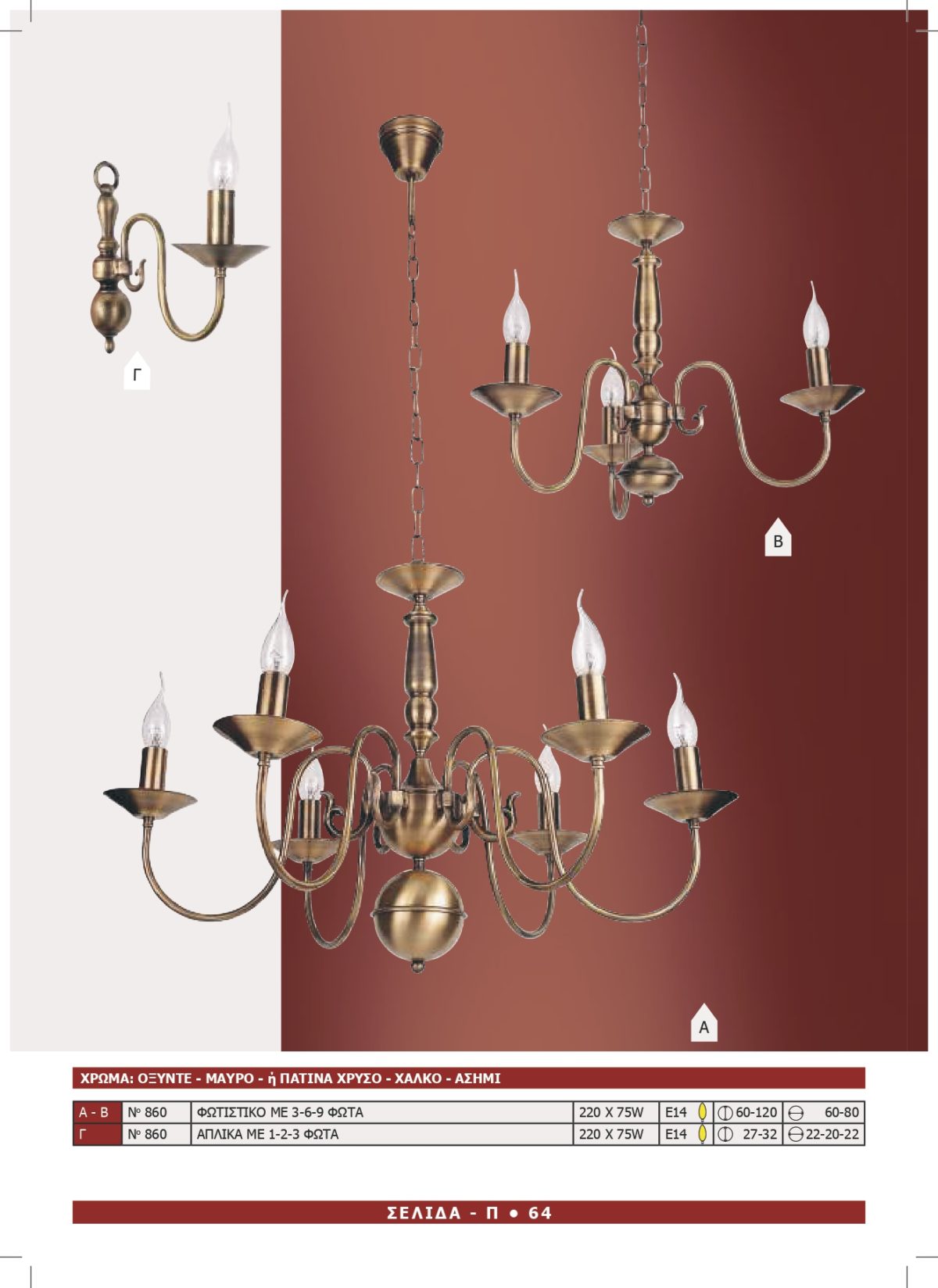 Φωτιστικό Αφροδίτη 860