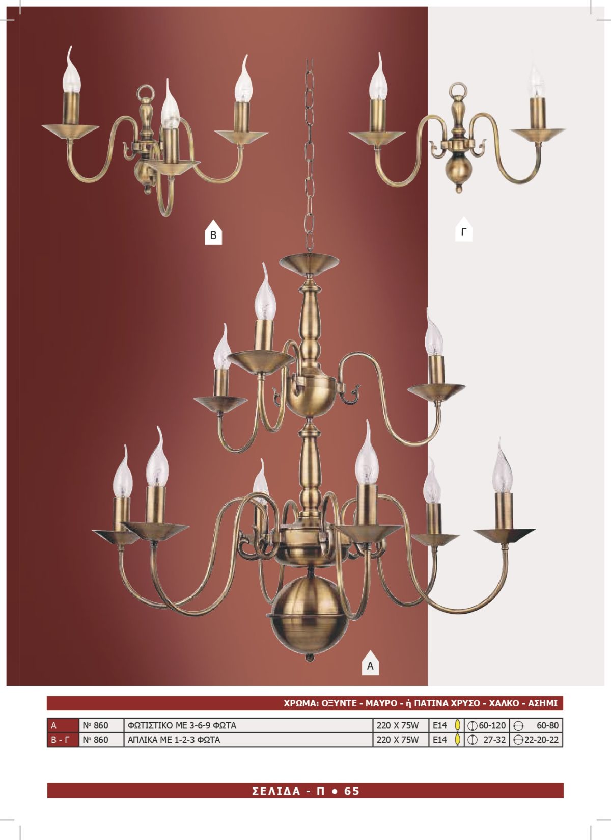 Φωτιστικό Αφροδίτη 860