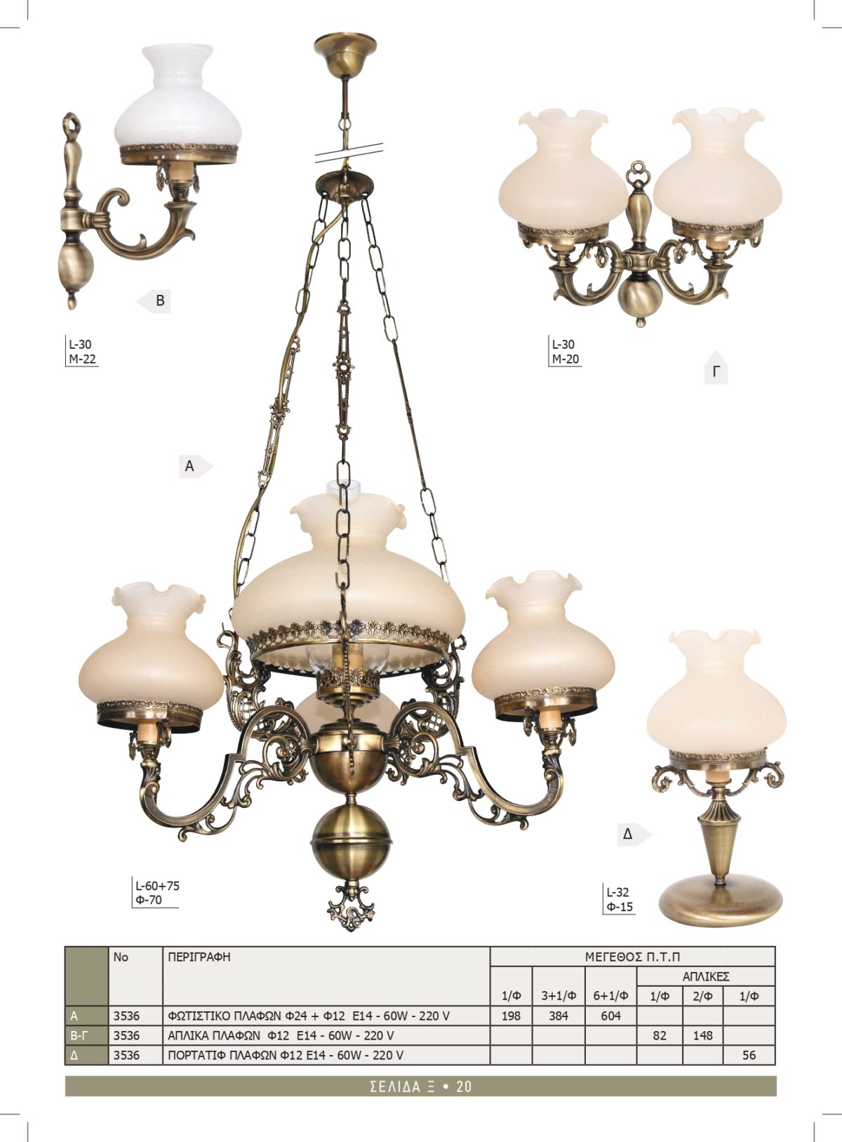 Φωτιστικά Καλυψώ 3536