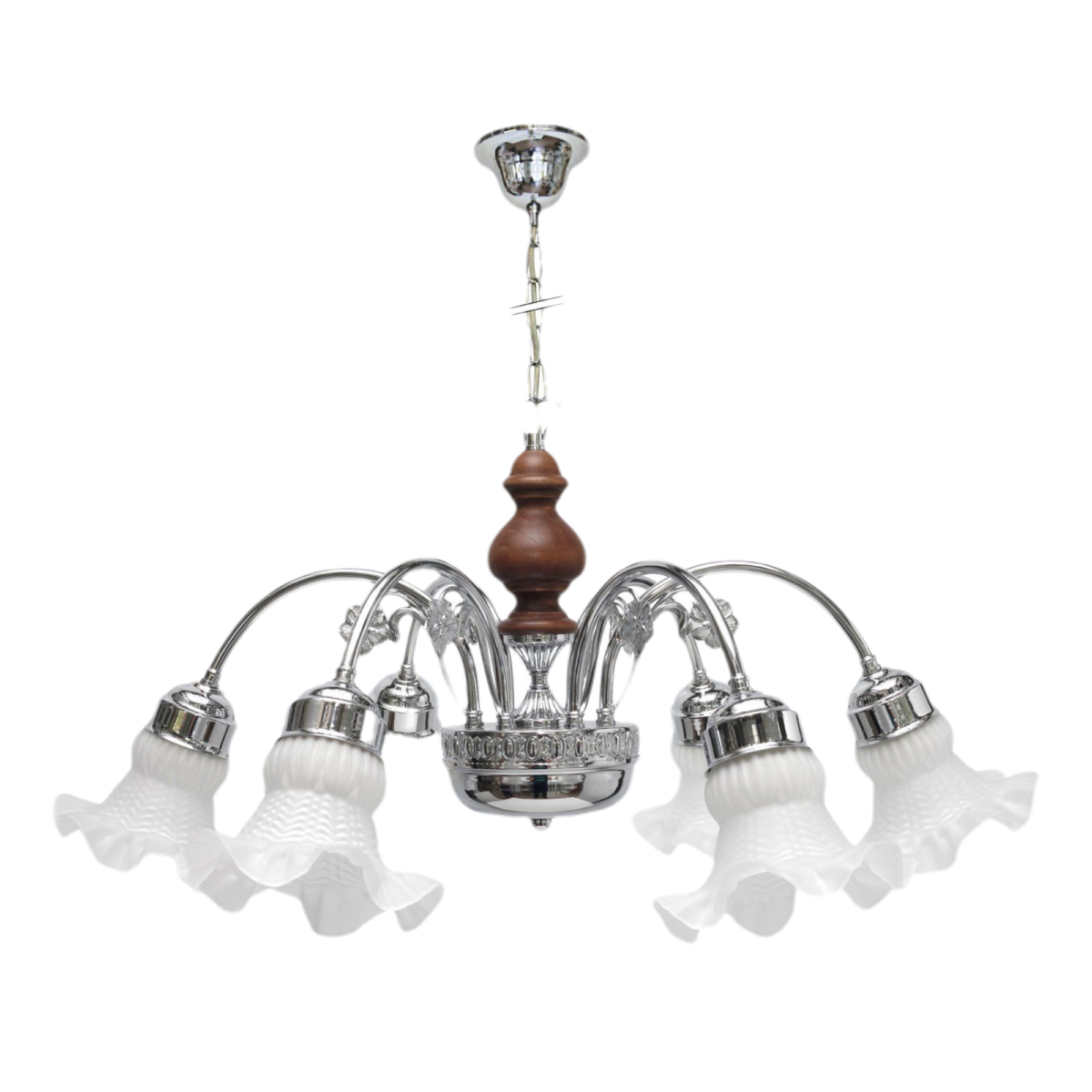 ΝΩ 923 ΦΩΤΙΣΤΙΚΟ 6/Φ ΜΕ ΞΥΛΟ 220 x 60 w - E.14 - E.27