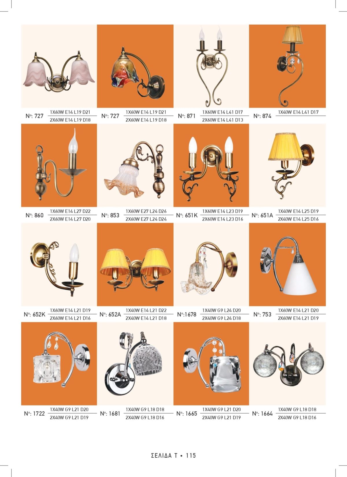 Απλίκες εξωτερικού χώρου ορειχάλκινες