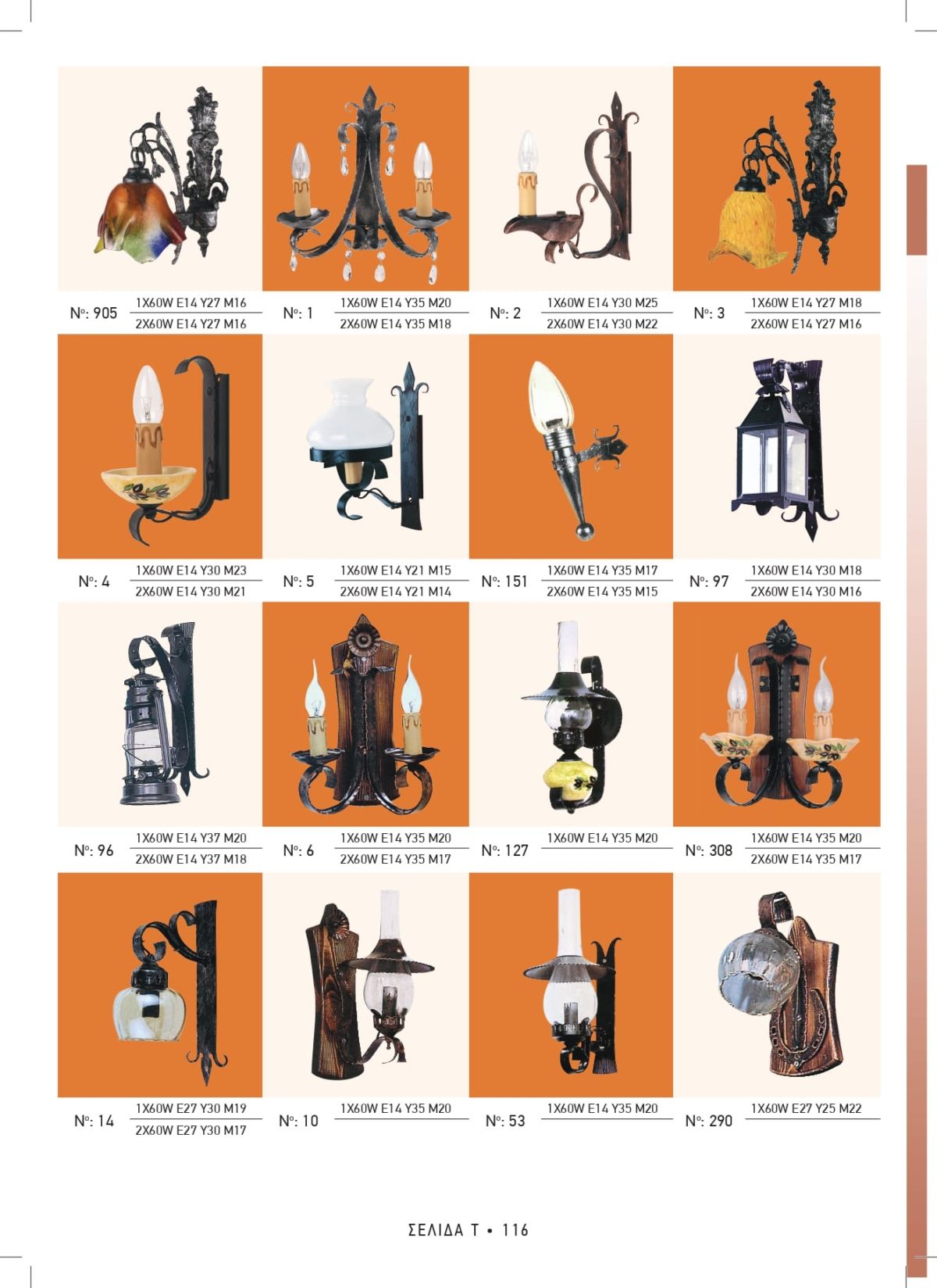 Απλίκες εξωτερικού χώρου ορειχάλκινες